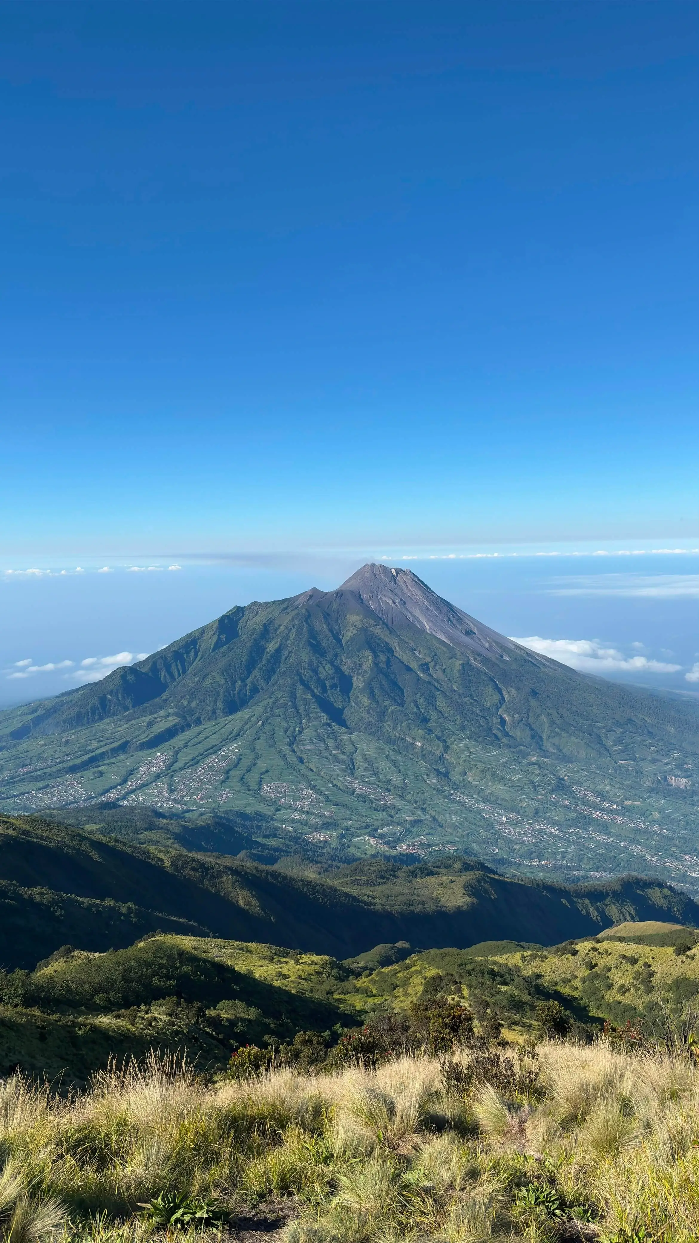 Mount Merbabu sunrise, Java Indonesia